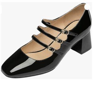 Black Mary Jane Heels